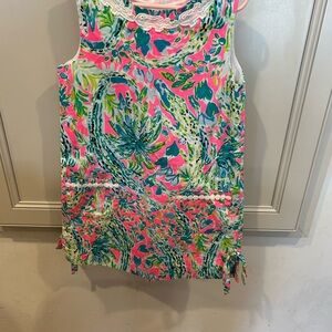 Lilly Pulitzer Pink and Blue Kids Formal Dress